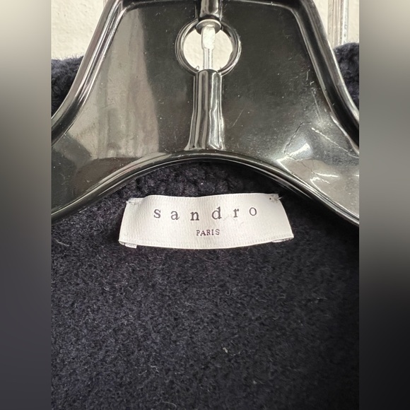 Sandro Jill Spread Collared Wool Sweater size 2 - Picture 5 of 8